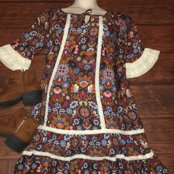 Matilda Jane Make Believe Floral Dress - Picture 2 of 12